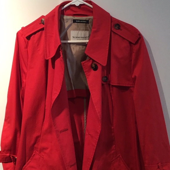 Schneider’s of Salzburg rain coat, clean, w/ belt - Picture 1 of 8